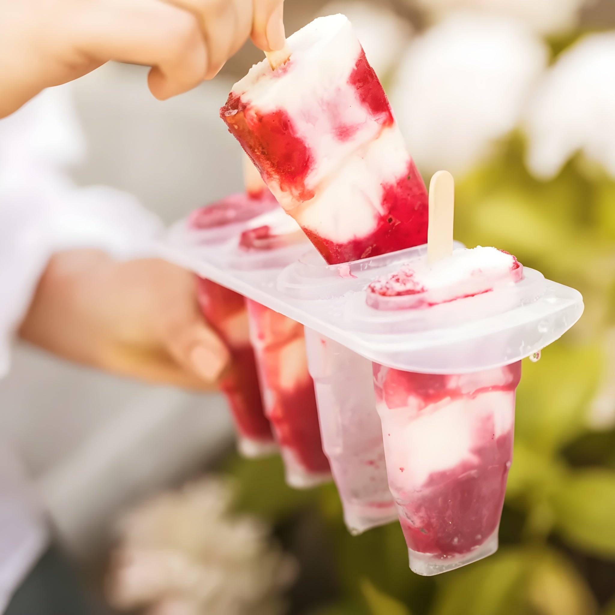 Plum Swirl Popsicles