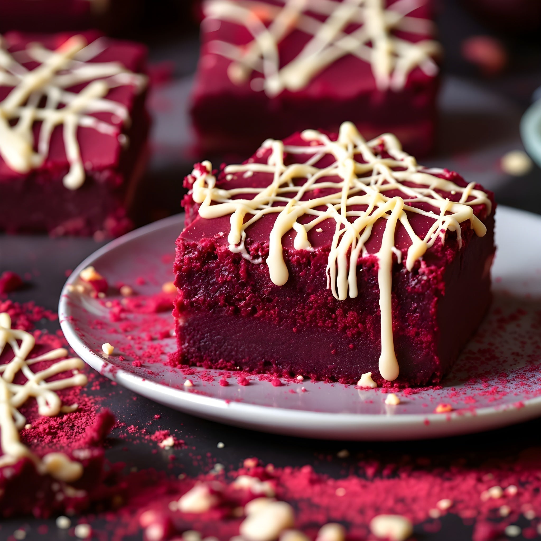 Velvet Queen Garnet Plum Slice